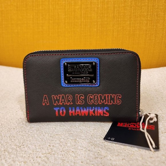 Loungefly Stranger Things Upside Down Shadows Zip Around Wallet NEW - Picture 5 of 14